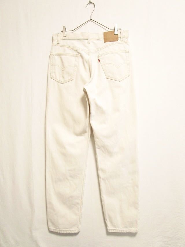 1990's MADE IN USA Levis 550 denim pantsホワイトデニム デニムパンツ ビンテージ levis 501 505 66前期 usa製_画像7