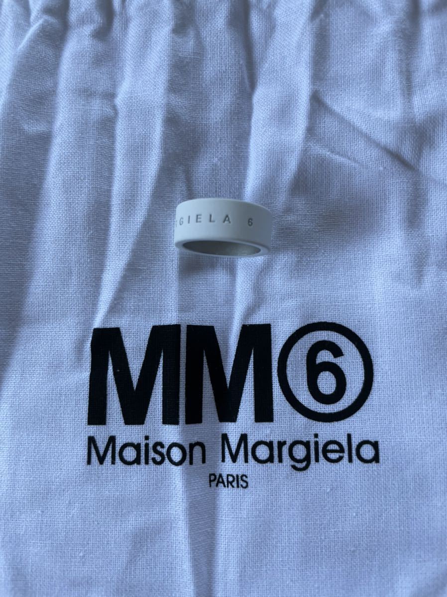 3 новый товар mezzo n Margiela MM6 краска бренд Logo 6 кольцо кольцо 22SS size 3 10 номер XS Maison Margiela 6 женский аксессуары 