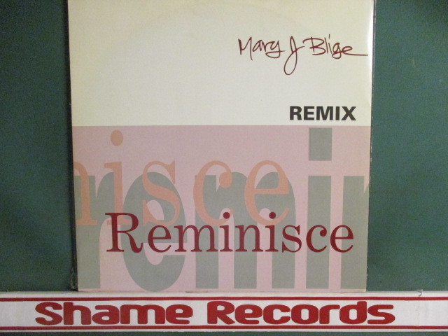 Mary J Blige ： Reminisce Remix 12'' (( Pressure Point 12'' / Audio 2 Remix / Milky Mix / 落札5点で送料無料_画像1