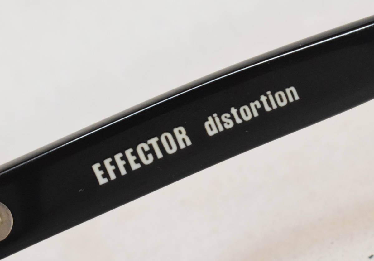 EFFECTOR distortion エフェクター ディストーション 度入りレンズ 黒 メガネ サングラス_画像6