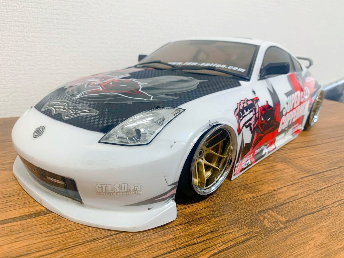 タミヤ　ニッサン　フェアレディz 1/10 ラジコンボディ　rc  yd-2 ラジドリ オーバーフェンダー 完成品