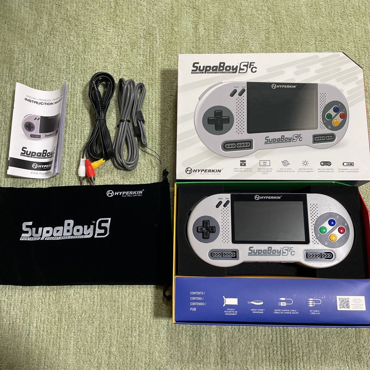 supaboy スパボーイ スーパーファミコンカラー ソフトおまけ付 ic.sch.id