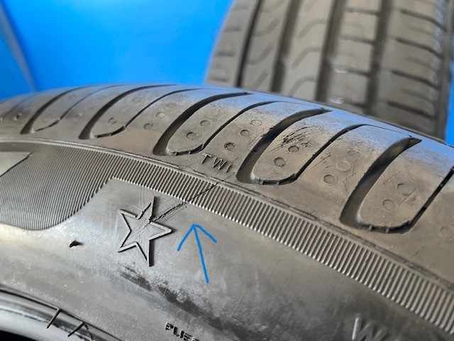 2018年製造　225/45R17　ピレリ　Cinturato　P7　ランフラット　225/45/17　2本　サマ－タイヤ　来店交換も大歓迎_画像9