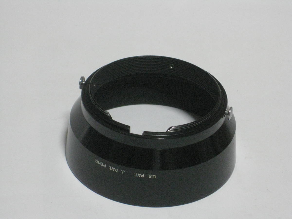 NIKON NIPPON KOGAKU F 5cm 1:2 Metal Lens Hood ニコン 日本光学 F 5cm f/2 メタル レンズフード 2