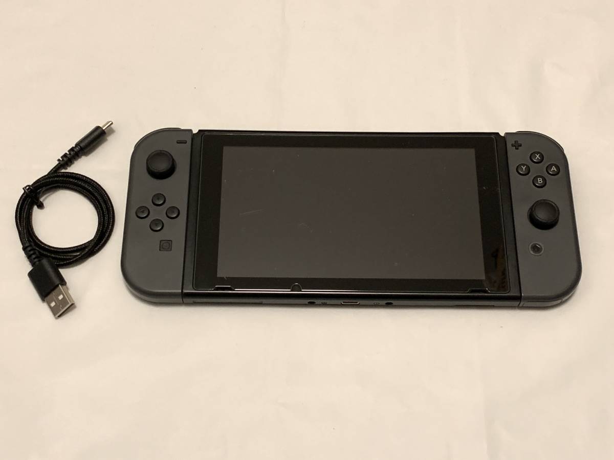 ☆[] NS Nintendo Switch ニンテンドースイッチ グレー HAC-001 初期