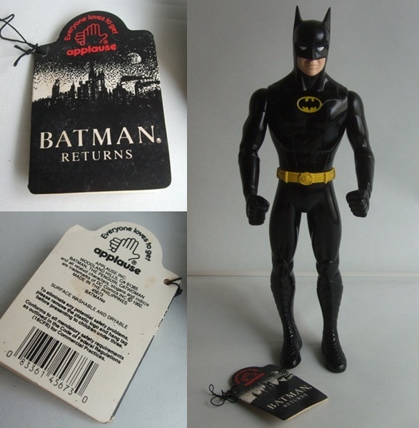 VINTAGE 90s バットマン BATMAN RETURNS バットマンリターンズ ソフビ人形 ソフビ フィギュア 中古品 applause社製 ビンテージ _画像2