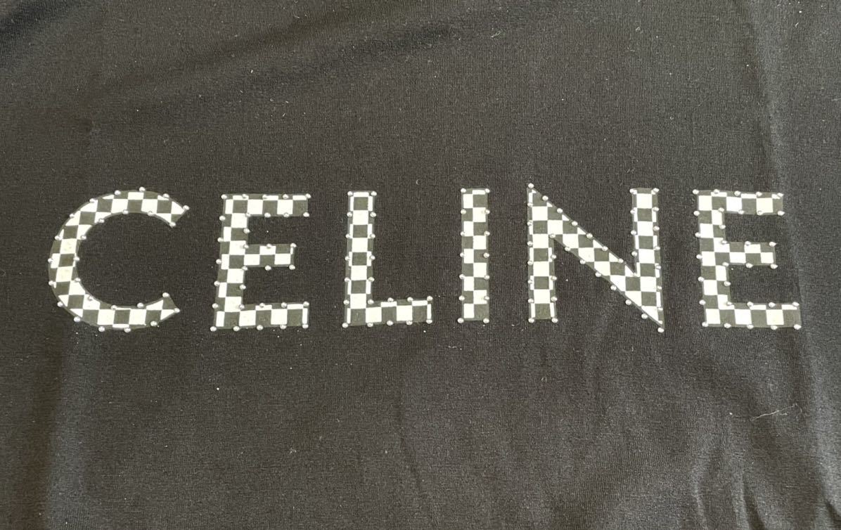 新品 CELINE セリーヌ ルーズフィット ビッグ ロゴTシャツ