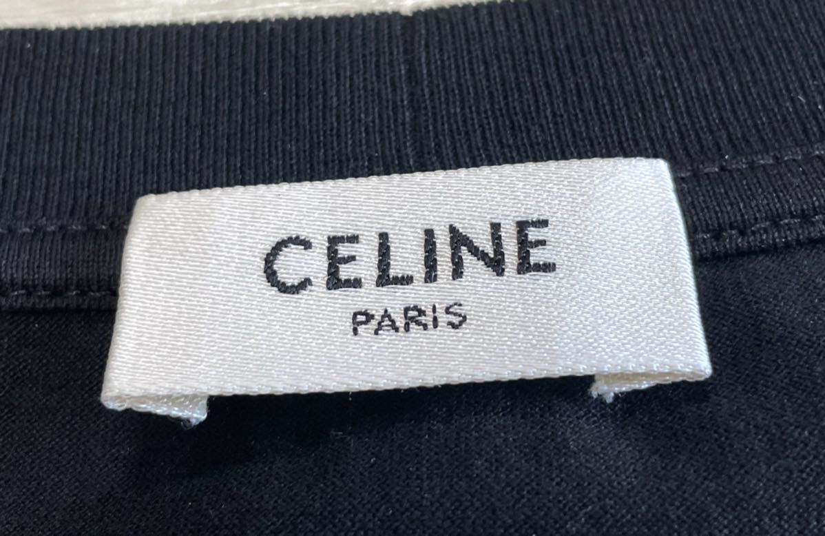Celine セリーヌ オーバーサイズ スタッズロゴ Tシャツ XS エディ