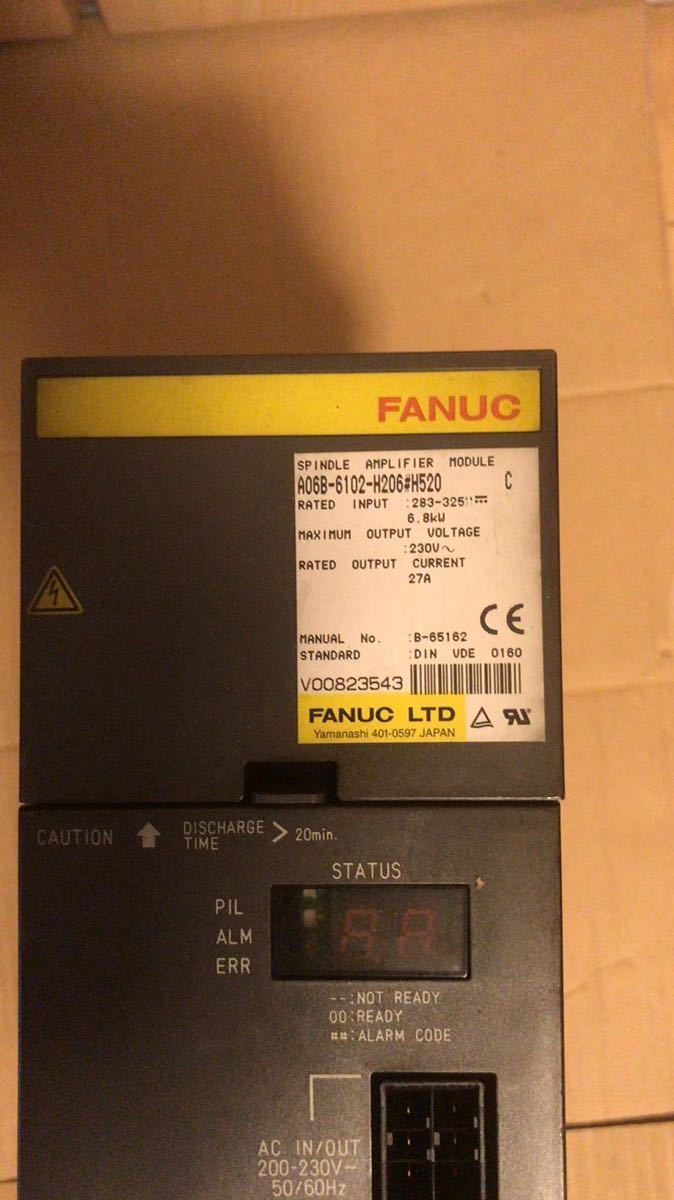 （6/26-5）FANUC ファナック 、A06B-6102-H211#H520 (配線ネジ欠品)_画像2