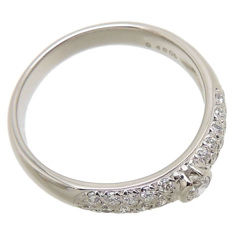 選べる2個セット ミキモト ダイヤモンド 0.40ct リング Pt950 - 通販