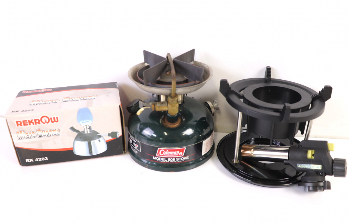 【ト葛】 Coleman コールマン MODEL 508A STOVE SOTO ソート ST-Y4050 REKROW レクロ RK4203 バーナー アウトドア用品 まとめ CE544CYY55