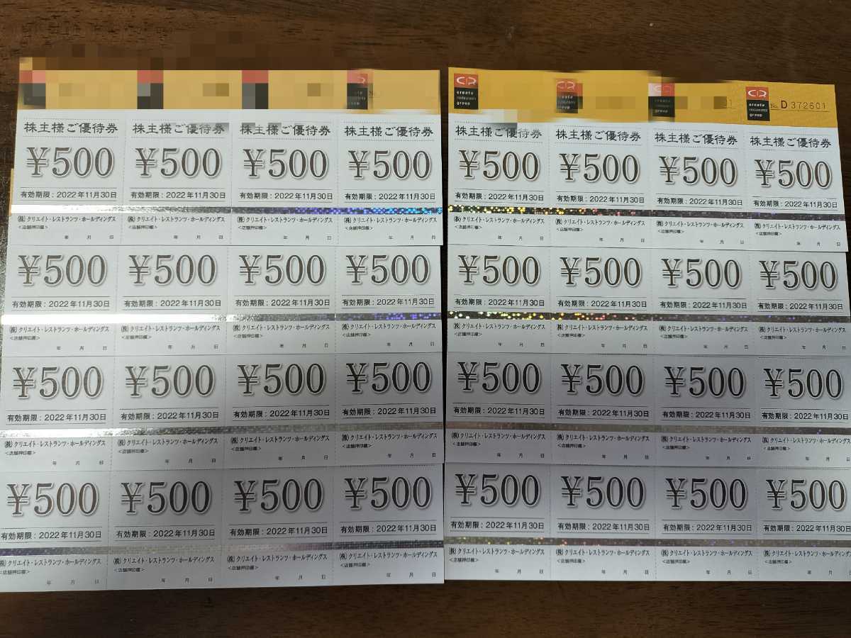 ☆最新・ゆうパケット送料無料☆クリレス 株主優待 16,000円分 2022.11