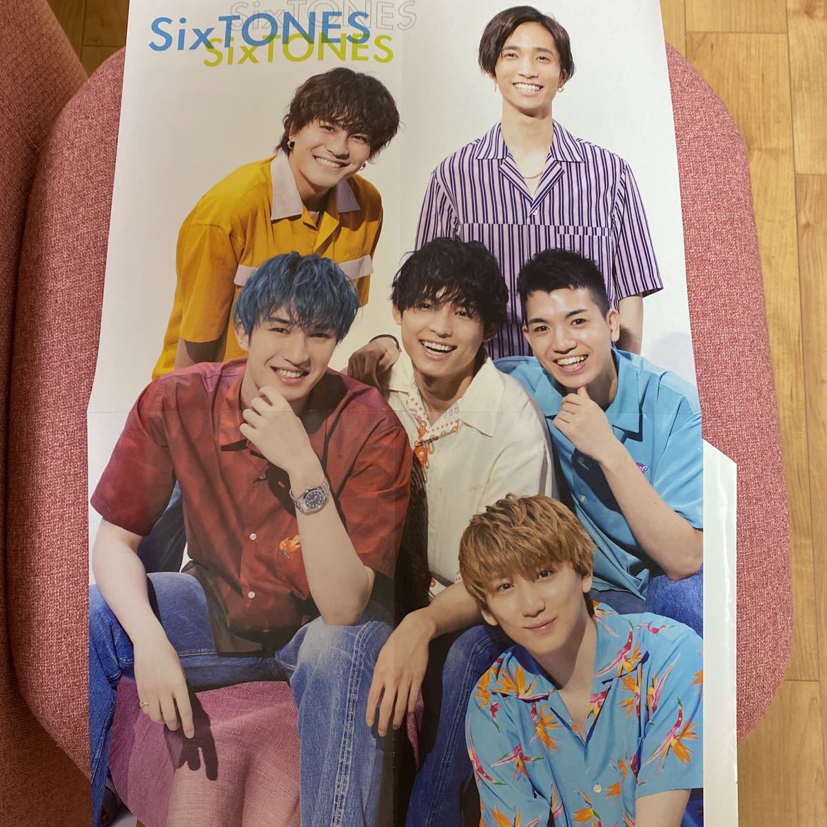 Six TONES постер еженедельный журнал. дополнение 