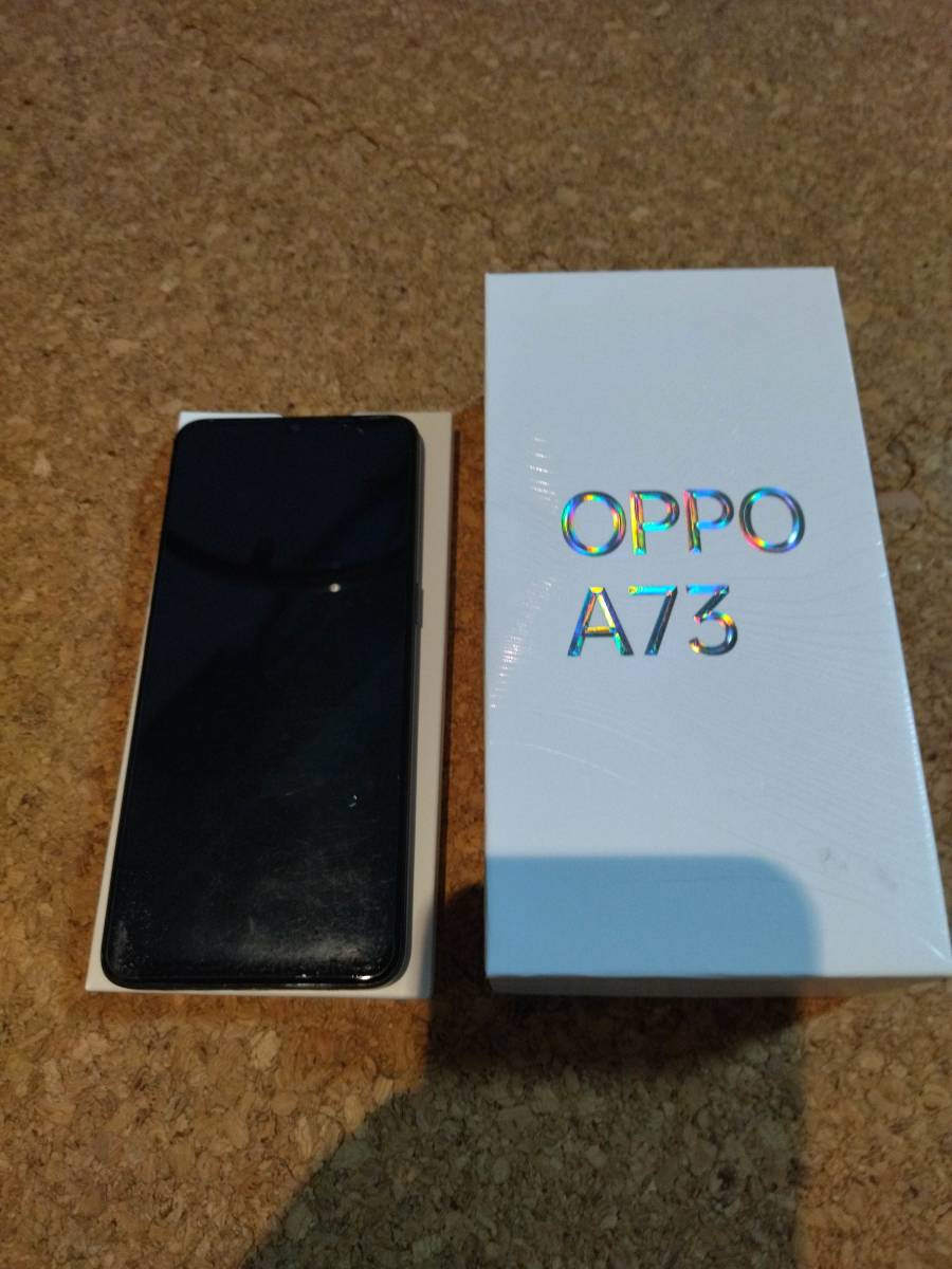 当店別注OPPO - OPPO A73 simフリー ネイビーブルー 新品未使用の通販