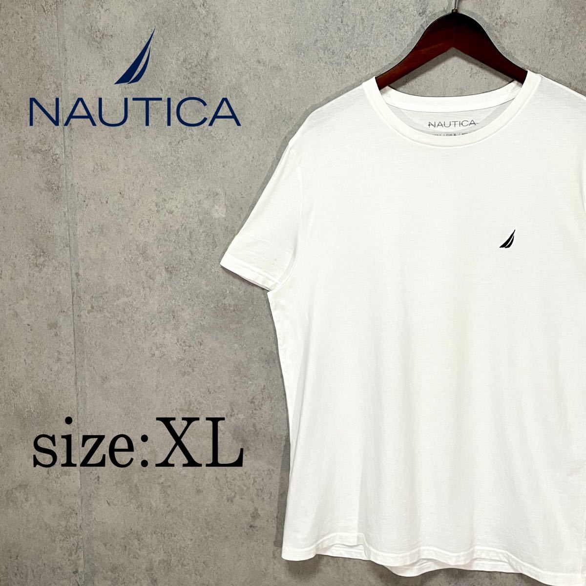 NAUTICA - ノーティカ ノーチカ ワンポイントロゴ 半袖 Tシャツ90s
