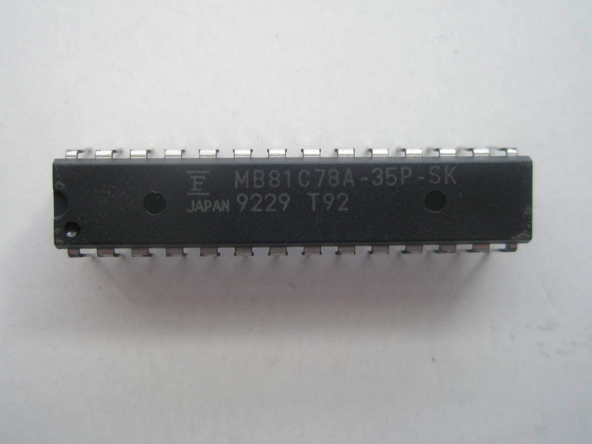 MB81C78A-35P-SK 富士通 CMＯS 64KB SRAM スタティックRAM 130個（10ケース）　_画像1