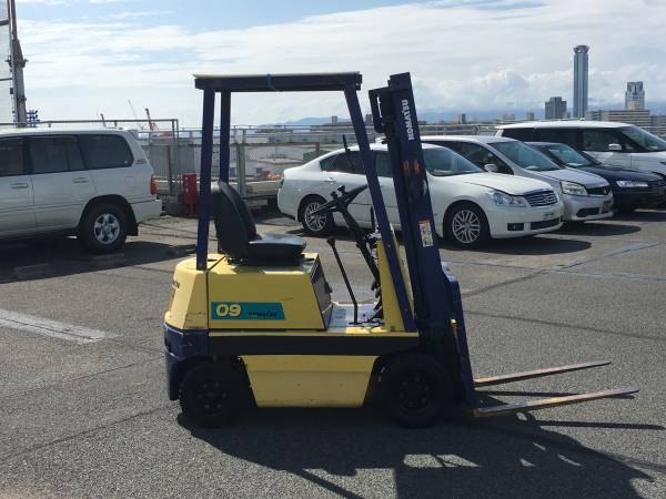 [KOMATSU] Komatsu small size forklift 1t under gasoline car price cut!!