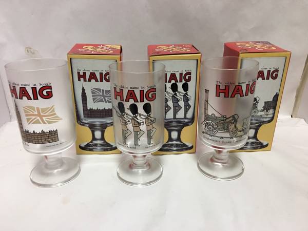 【保証書付】 ●　送料無料　お宝発掘　新品　HAIG　ヘイグ　マジックグラス　3種類　48個　セット　非売品　ノベルティ　● その他