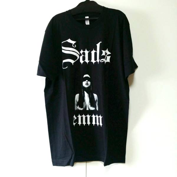  black L SADS EVIL Kuroyume Kiyoshi spring blindfol T-shirt KUROYUME KIYOHARU SADSsaz