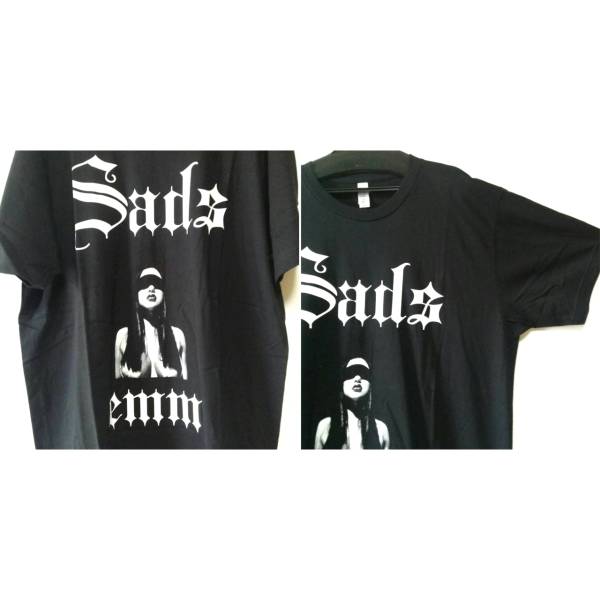  black L SADS EVIL Kuroyume Kiyoshi spring blindfol T-shirt KUROYUME KIYOHARU SADSsaz