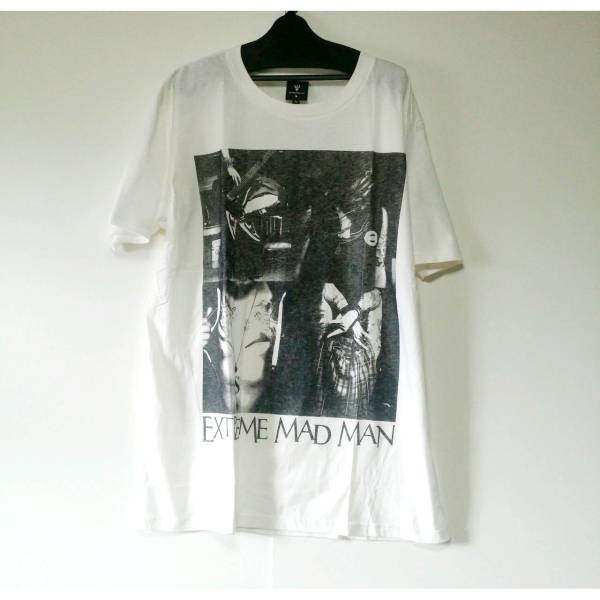 ホワイト S SADS EXTREME MADMAN 黒夢 清春 トライデント Tシャツ KUROYUME KIYOHARU SADS サッズ_画像1