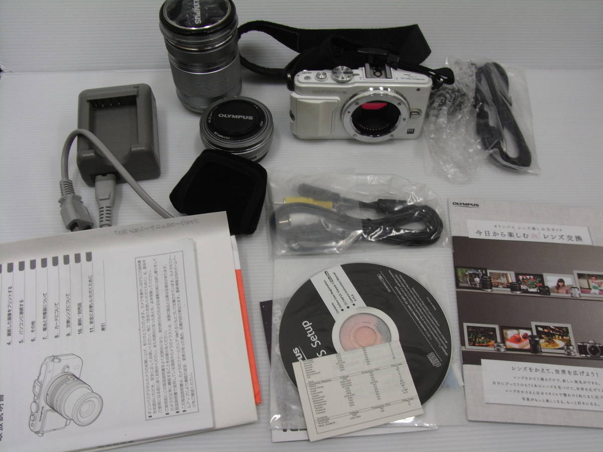 2111 OLYMPUS PEN Lite 動作確認済み 小さい方のレンズが動きません 2111 OLYMPUS PEN Lite 動作確認済み 小さい方のレンズが動きません