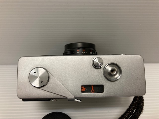 2259* Rollei ローライ 35 S Sonnar 2.8/40 シルバー コンパクト フィルムカメラ ソフトカバー付 動作未確認 ジャンク品 現状品_画像3