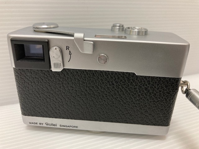 2259* Rollei ローライ 35 S Sonnar 2.8/40 シルバー コンパクト フィルムカメラ ソフトカバー付 動作未確認 ジャンク品 現状品_画像4