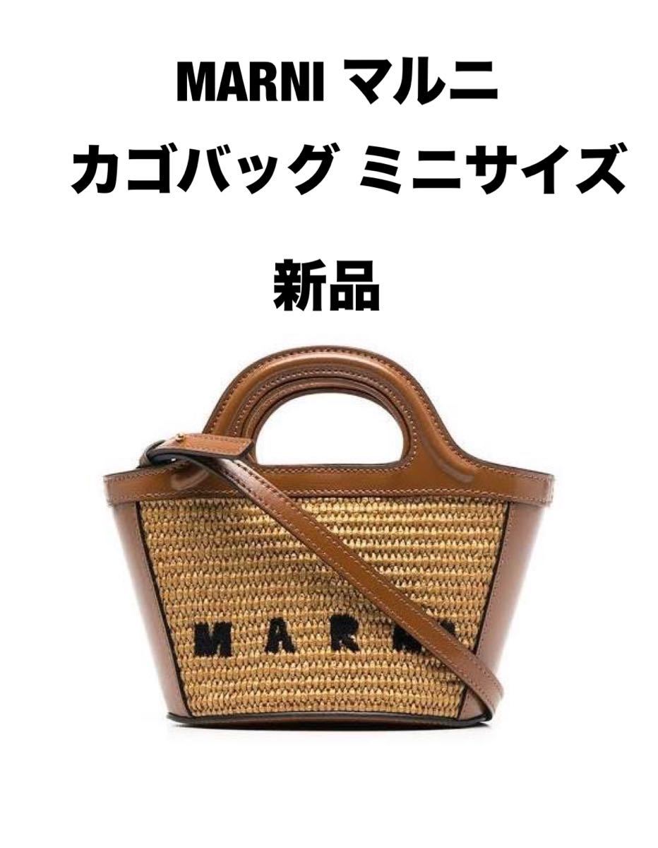 にぴったり Marni - 大人気 MARNI カゴ ラフィア レザー ショルダー