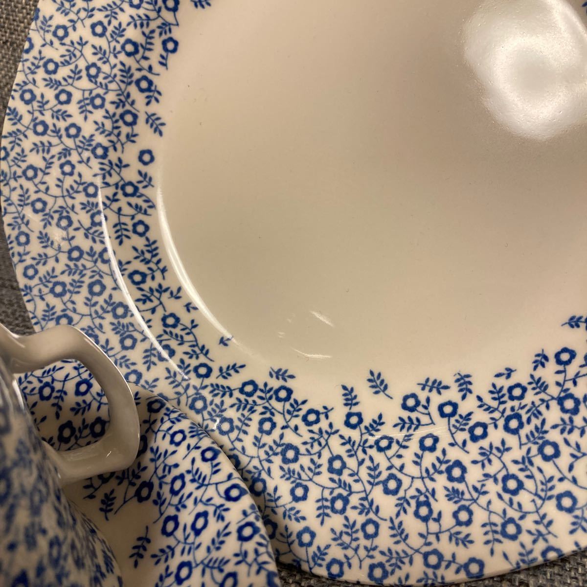 Burleigh バーレイ ダークブルーフェリシティ カップ&ソーサー Burleigh バーレイ ダークブルーフェリシティ カップ&ソーサー