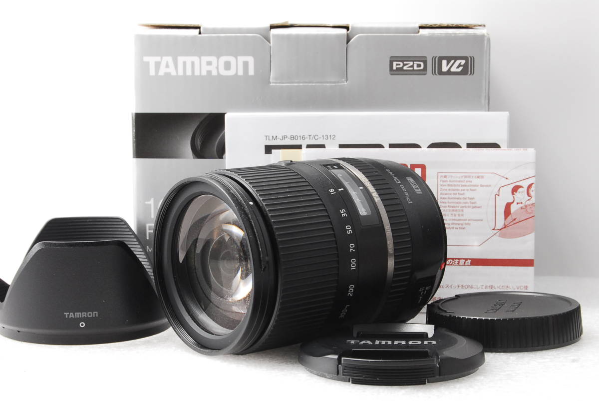 【美品】 タムロン TAMRON 16-300mm F3.5-6.3 Di II VC PZD キャノン CANON EF 元箱付き #2961142 /60サイズ
