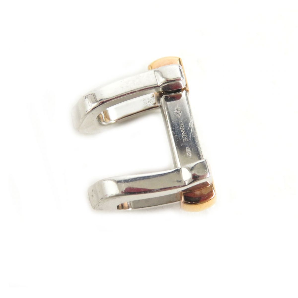 最新デザインの 良品□Cartier/カルティエ ロングC シェイプ デコール
