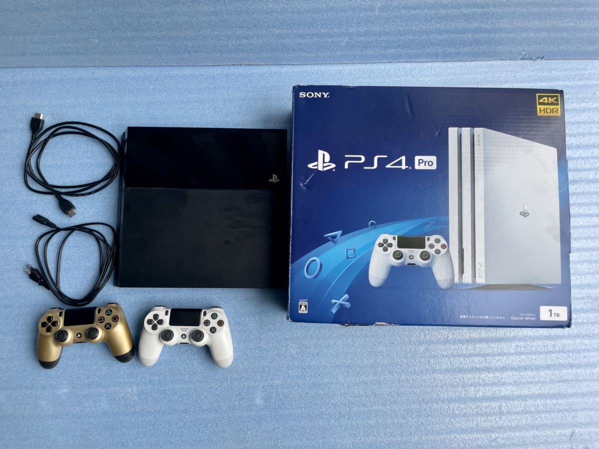 1円スタート】PlayStation 4 ジェット・ブラック 500GB (CUH-1100A
