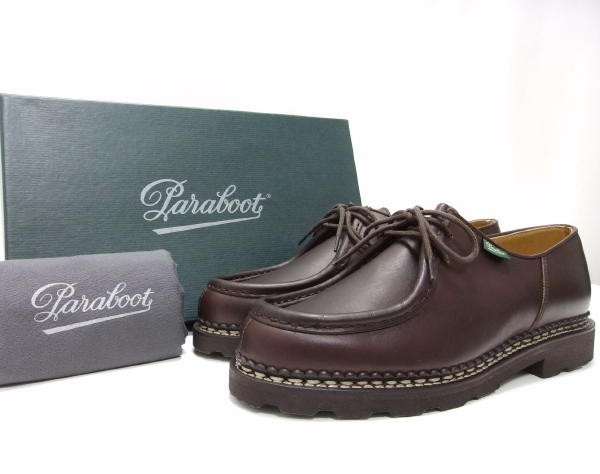 オリジナルデザイン手作り商品 ほぼ新品 パラブーツ Paraboot ミカエル