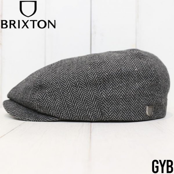 【送料無料】BRIXTON ブリクストン BROOD CAP ハンチング 10770 GYB　　 XSサイズ