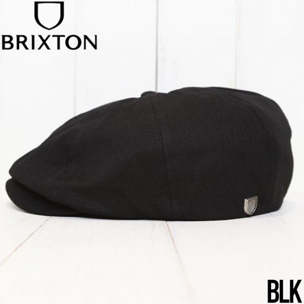 【送料無料】BRIXTON ブリクストン BROOD CAP ハンチング 10770 BLK　　 Sサイズ