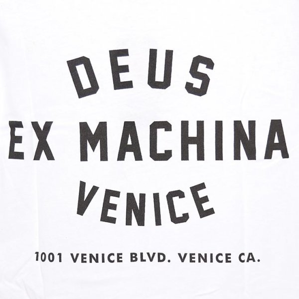 【送料無料】半袖Tシャツ バックプリントTEE Deus Ex Machina デウス エクス マキナ VENICE SKULL S/S TEE DMH31645C　WHT　 XLサイズ_画像4