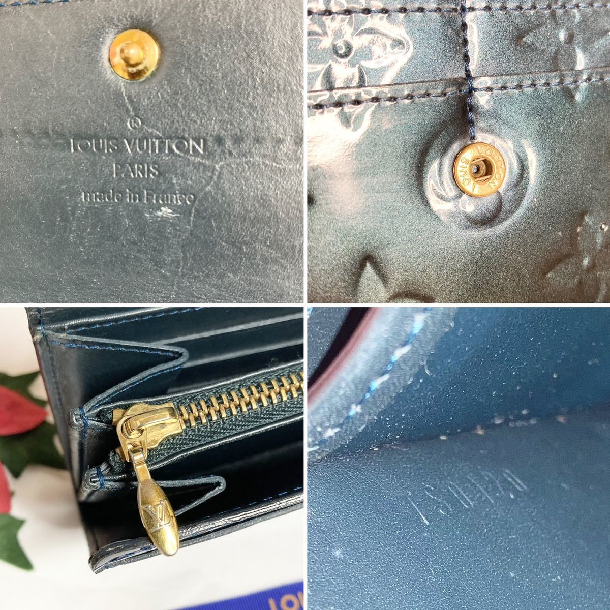 美品☆ルイヴィトン ポルトフォイユサラ ヴェルニ 長財布 M93667 www