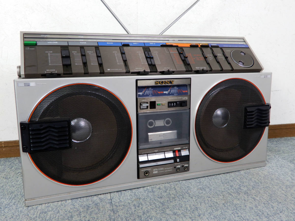 SONY ◇ ソニー AM/FM 大型ステレオラジカセ CFS-99 AM/FM受信OK
