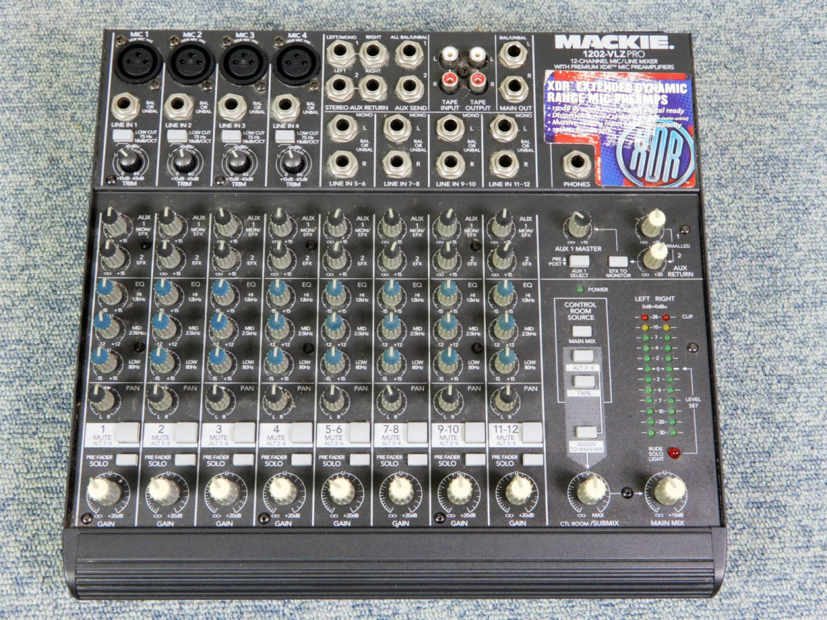 MACKIE ◇ マッキー 12チャンネルコンパクトミキサー MODEL 1202-VLZ