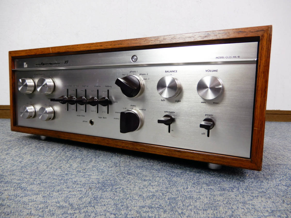 LUXMAN ラックスマン 真空管プリアンプ CL35 MK-III 管球式