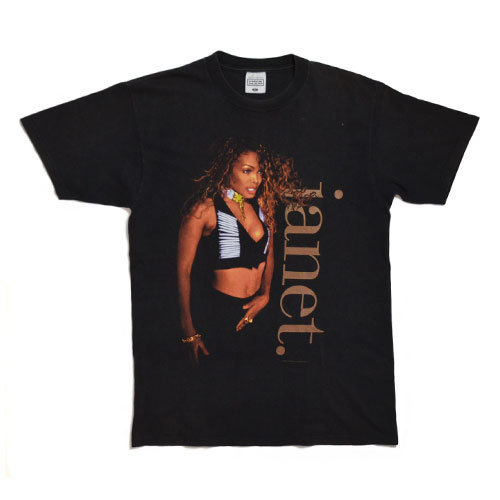 【Vintage T-Shirt / ヴィンテージ Tシャツ】Janet Jackson World Tour. 93 - 94 , ジャネット・ジャクソン《SIZE : L》