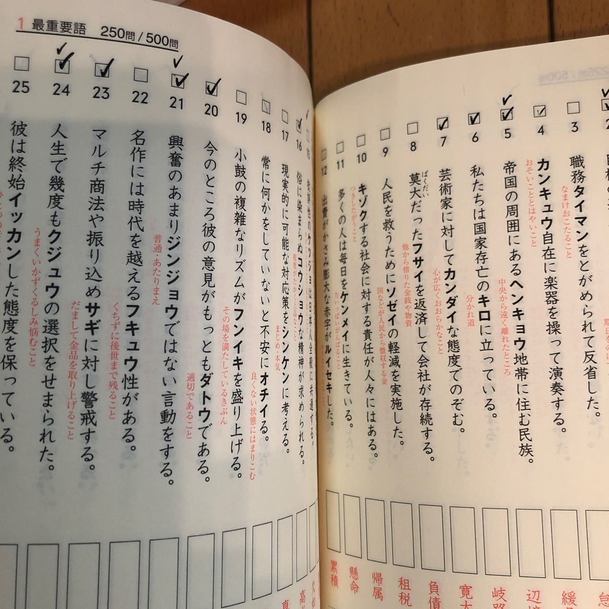 入試頻出漢字＋現代文重要語彙ＴＯＰ　２５００ （入試頻出漢字＋現代文重要語彙） （改訂版） 谷本文男／著