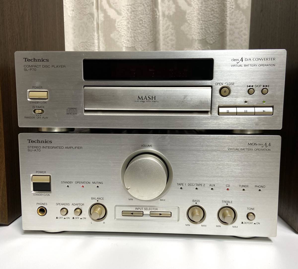 Technics ST-GT70/SU-A70/SL-P70 オーディオ機器-