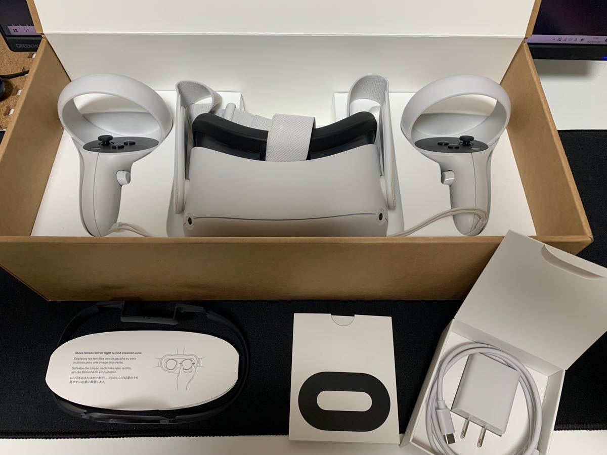 【完品】 Oculus Quest2 128GB 動作確認済 ヘッドマウントディスプレイ Meta Quest2