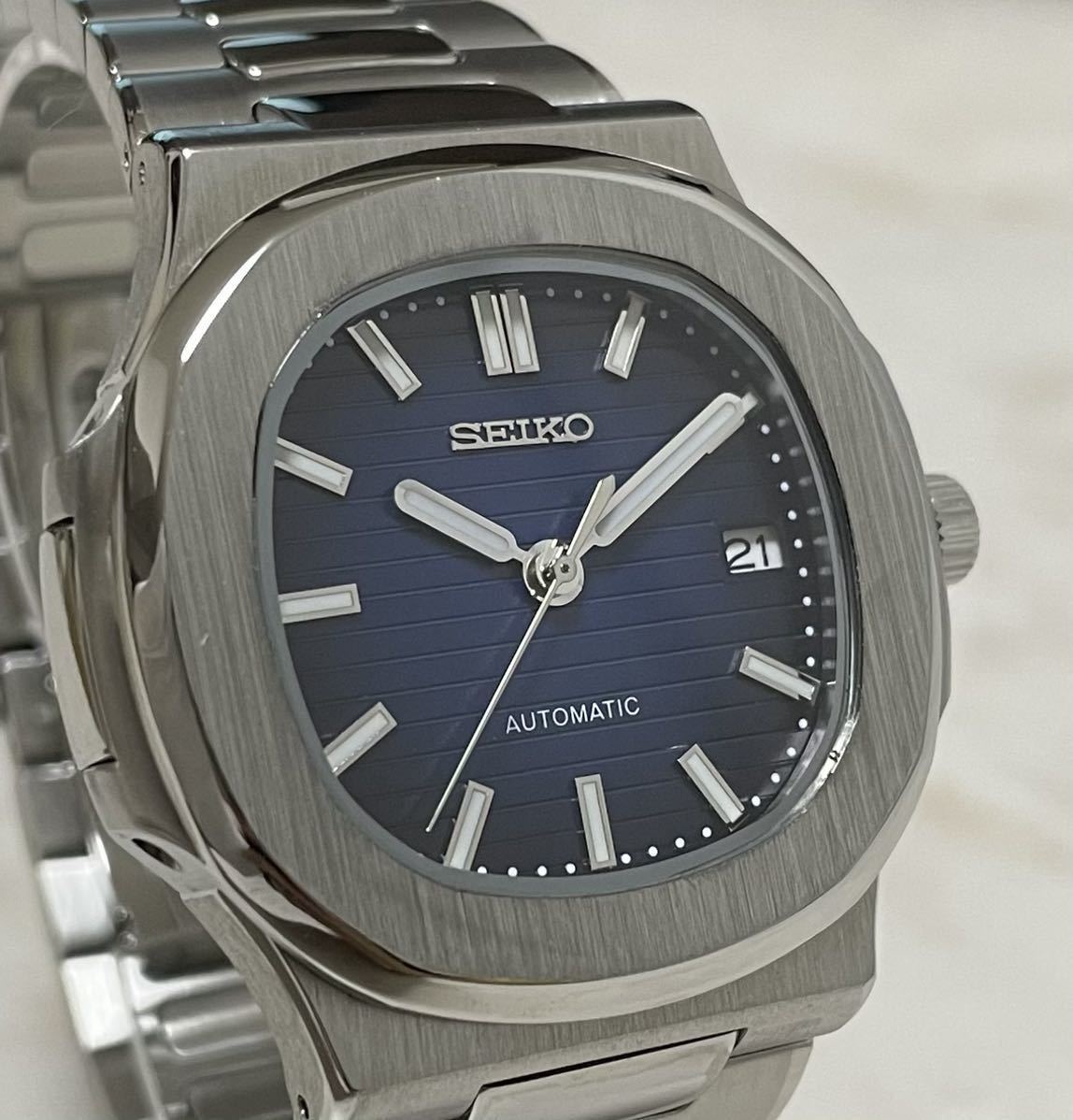 Yahoo!オークション - 1円～ SEIKO カスタム mod ノーチラス 裏スケ