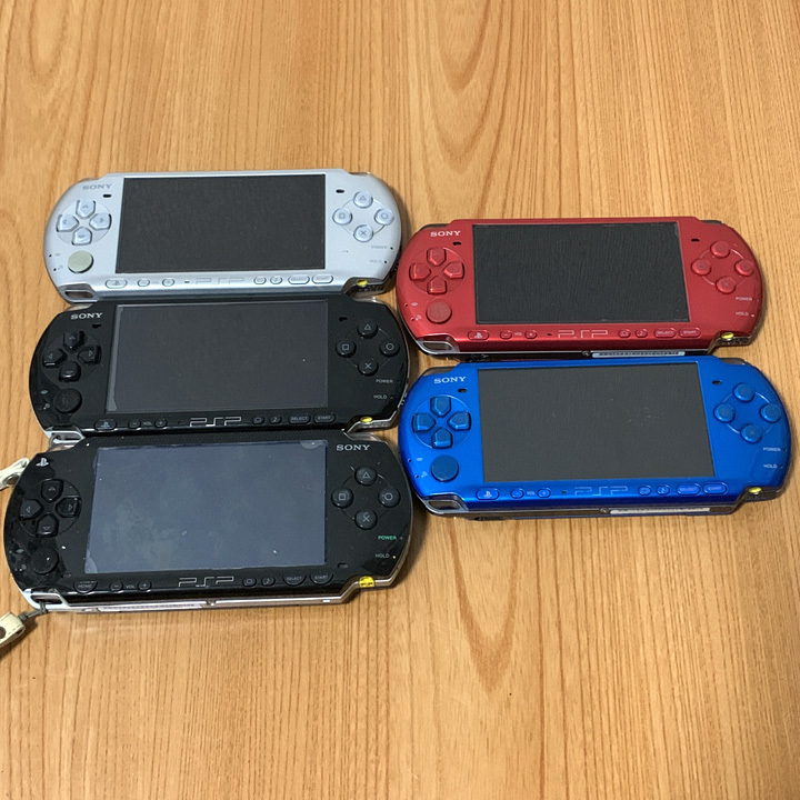 SONY ソニー PSP 5台セット PSP-1000/3000 本体のみ ブルー/レッド 