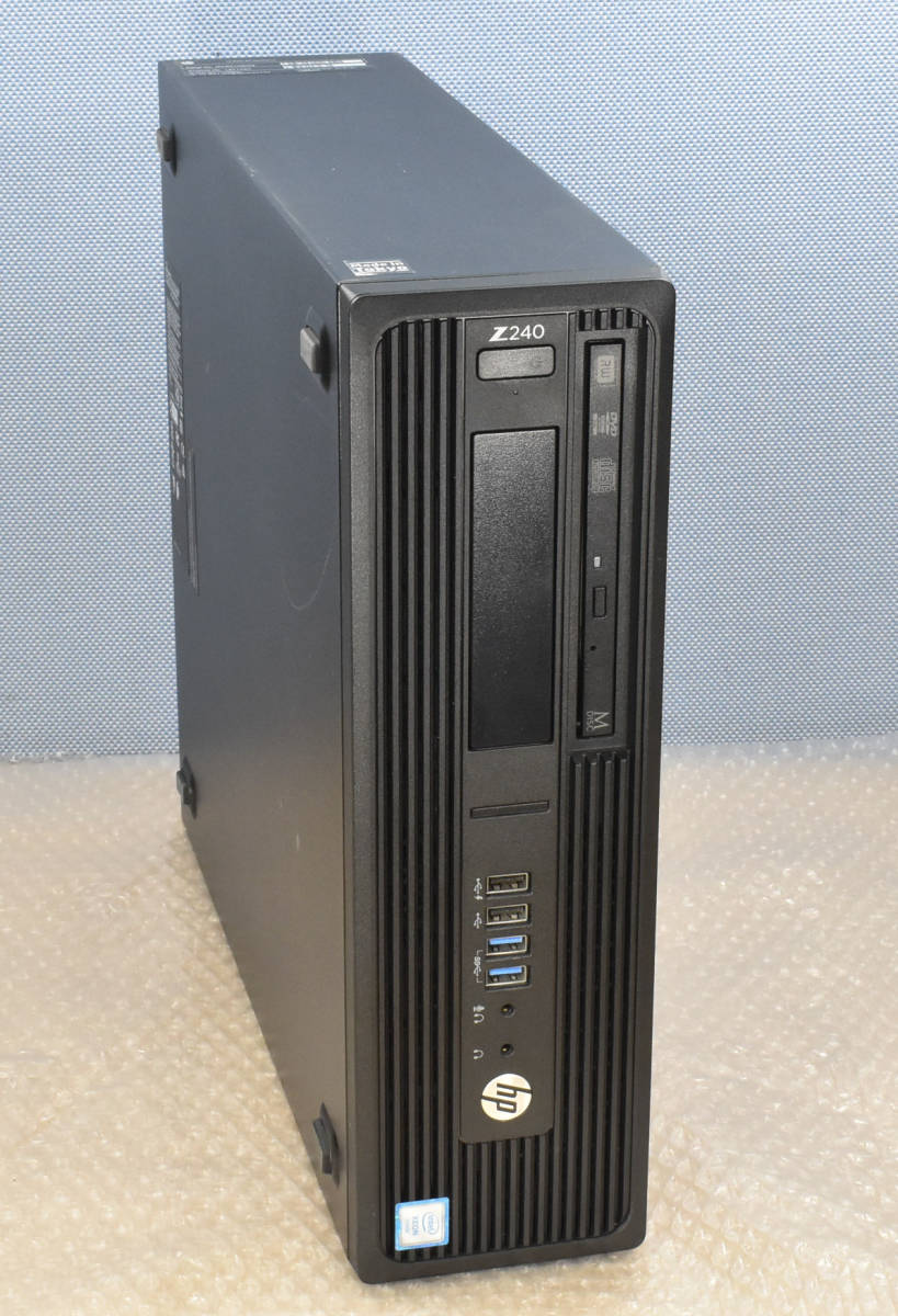 HP Z240 SFF Workstation Xeon E3-1270 v5 3.60GHz RAM:16GB SSD:256GB+HDD:500GB Quadro K620 DVDマルチ Win10 Pro (管:HZ24 x5s_画像1