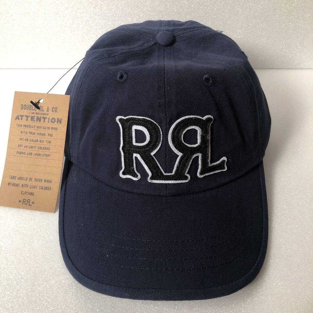 RRL ロゴキャップ ネイビー_画像2