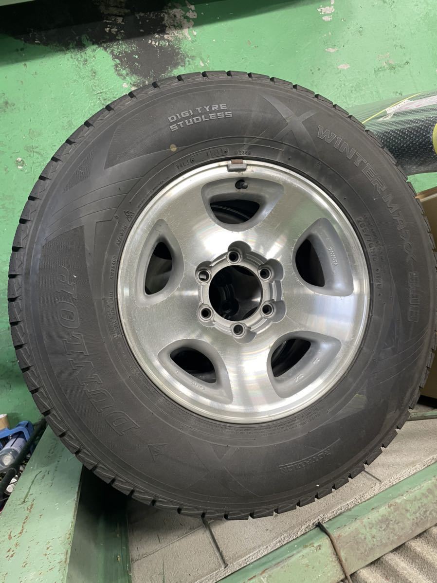 トヨタ純正 ハイラックスサーフ 16×8JJ 265/70R16 2014年 ダンロップ ...